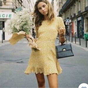 Faithfull The Brand Florence Mini Dress Marigold